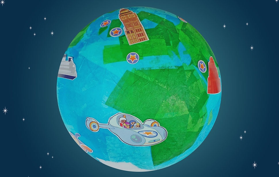 Go Jetters globe